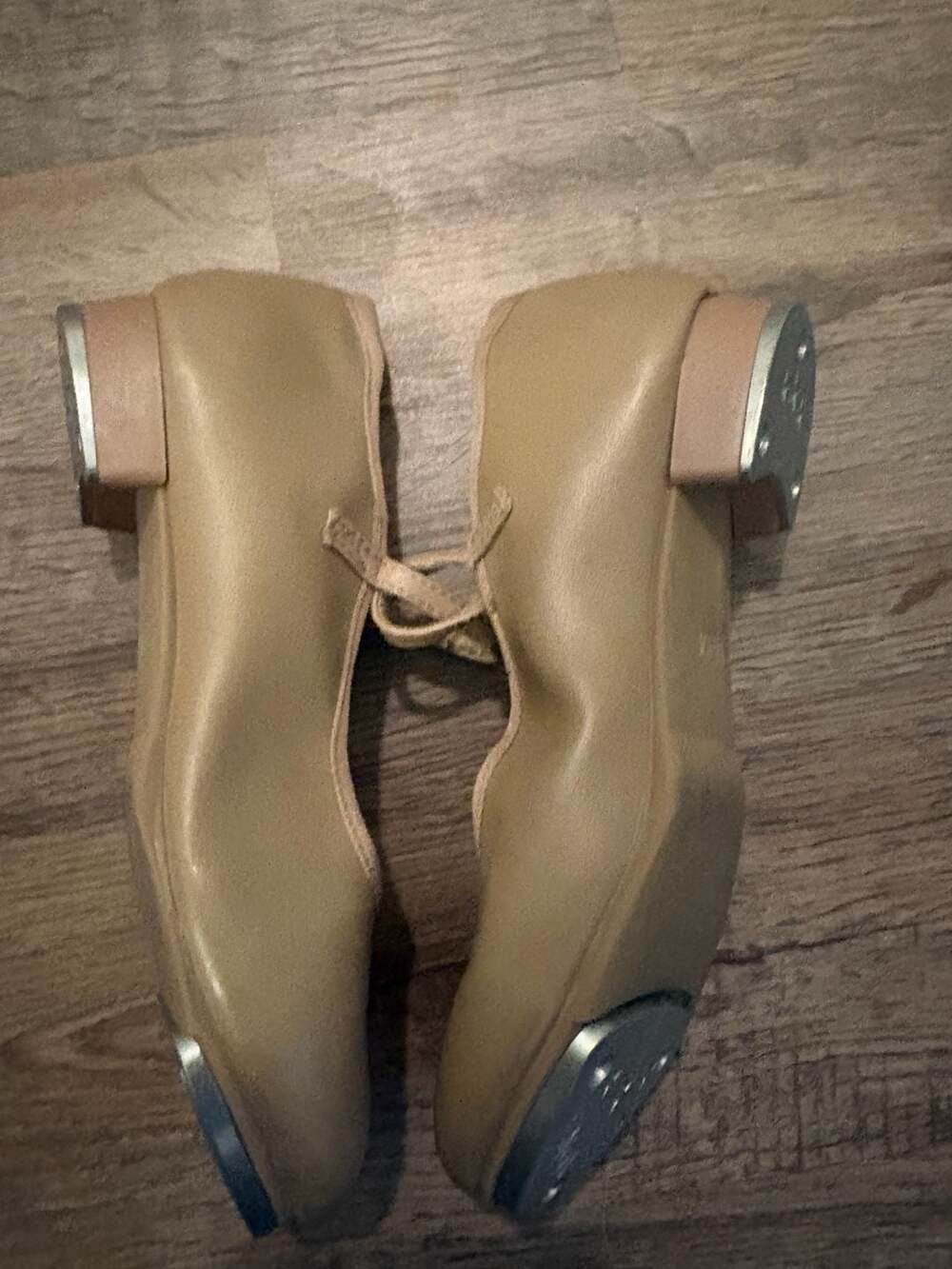 Steinmetz Kids Tap Shoes Tan Size 1.5M - Picture 4 of 5